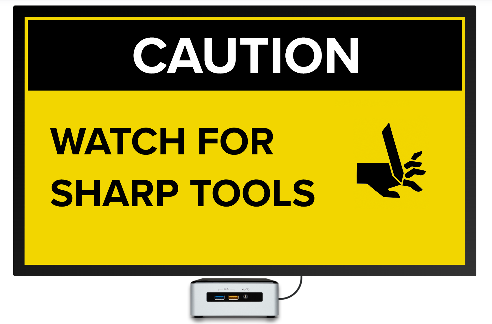 sharp tool digital signage