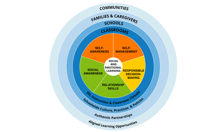 social emotional learning pie chart