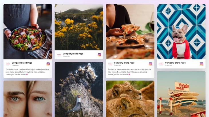 social-media-waterfall-template-signage-template