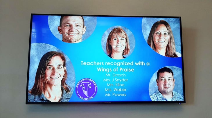 teacher appreciation signage