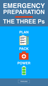three ps emergency preparation