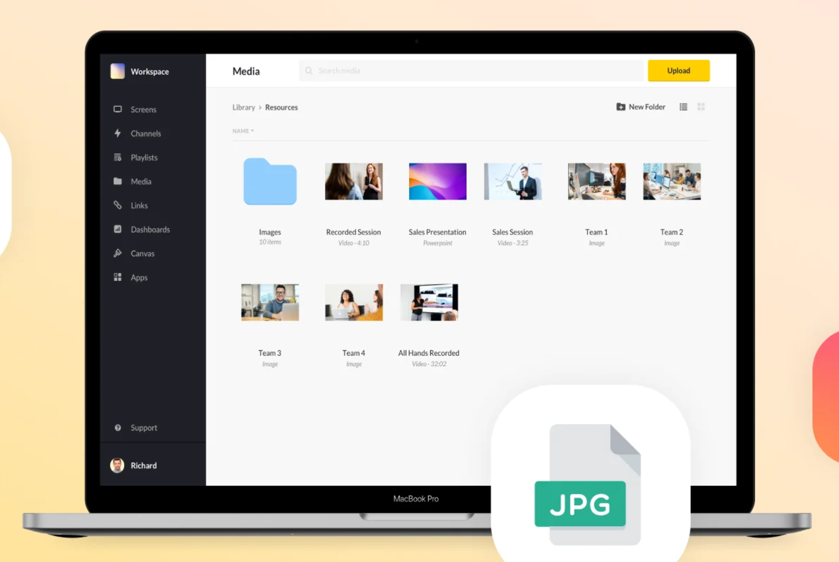 Screencloud landing page