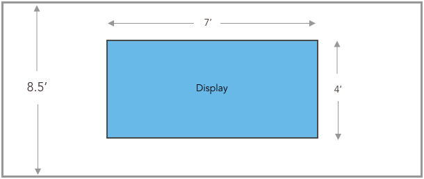 video wall one screen schematic