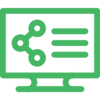 An icon of a computer monitor