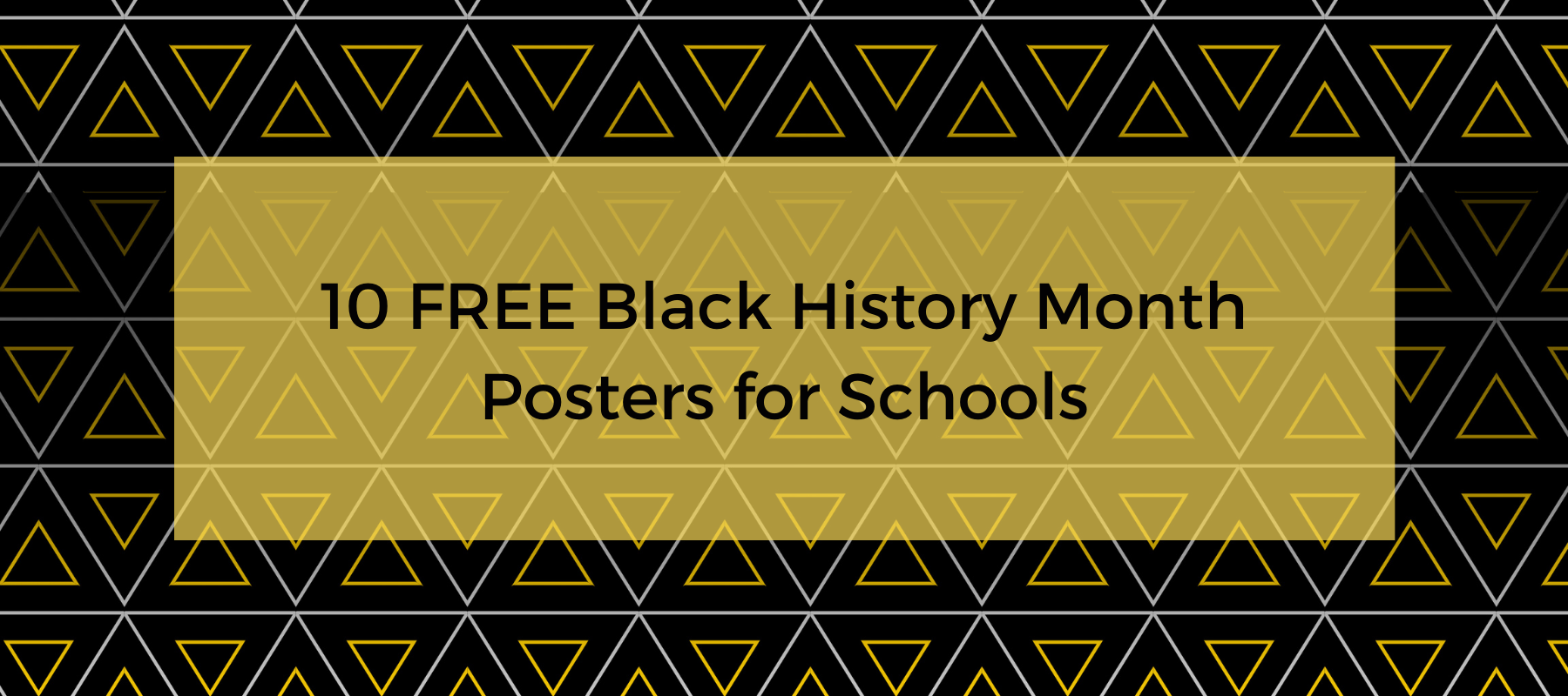 10 Free Black History Month Posters for Schools