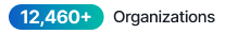 12,460+ Organizations