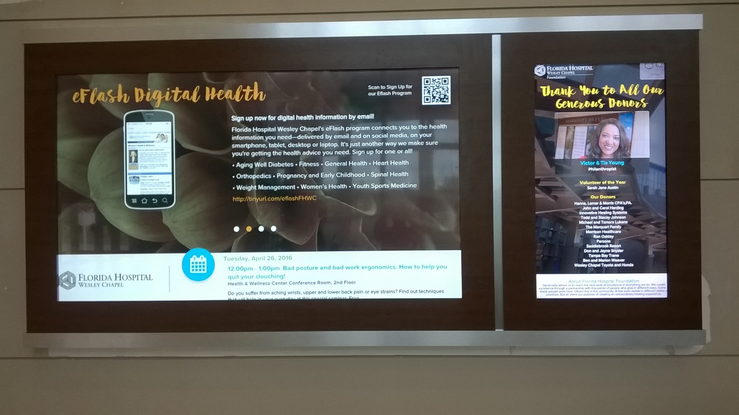 healthcare digital signage