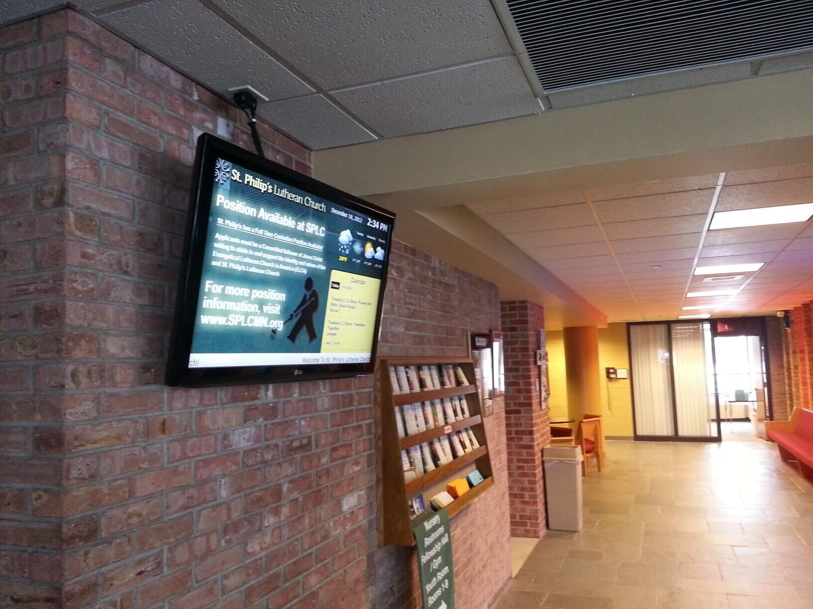 digital signage for churches