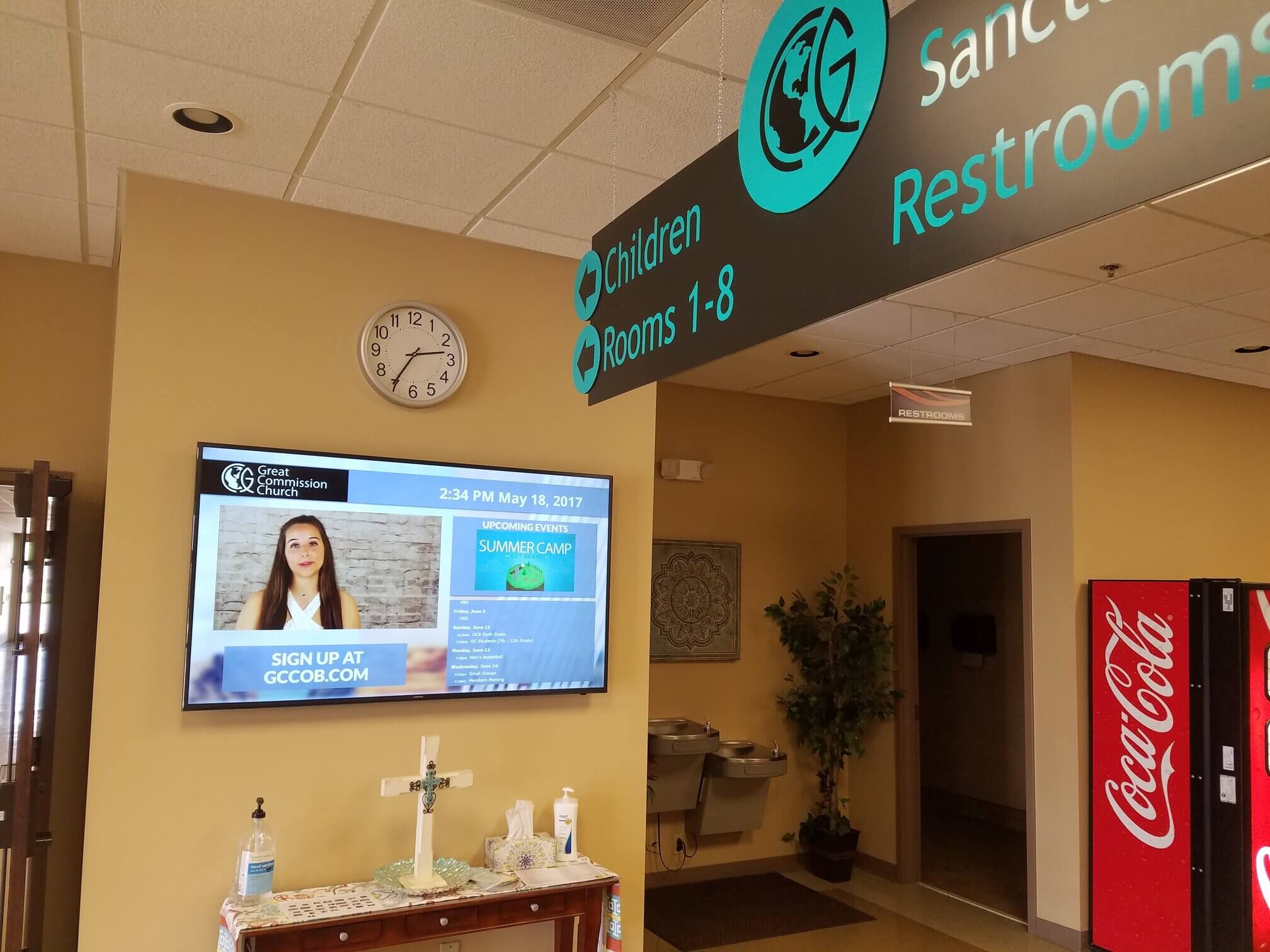 digital signage for churches