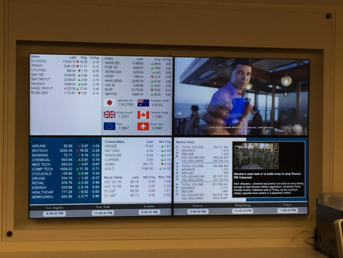 digital signage for banks