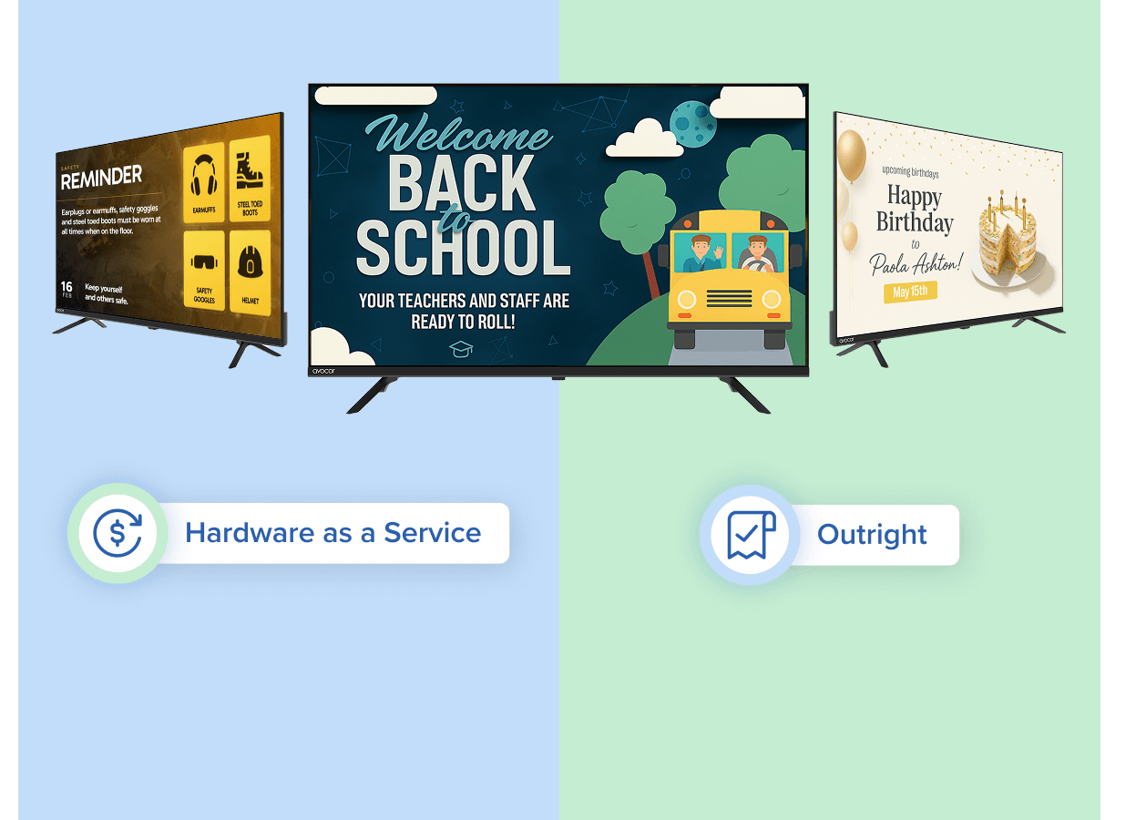 Avocor Displays_Flexible Purchase Options