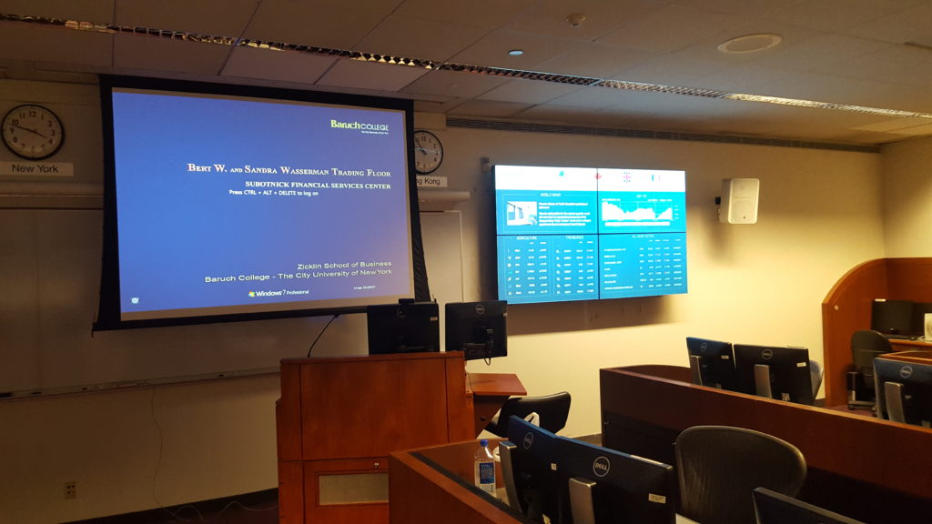 Baruch College Digital Signage