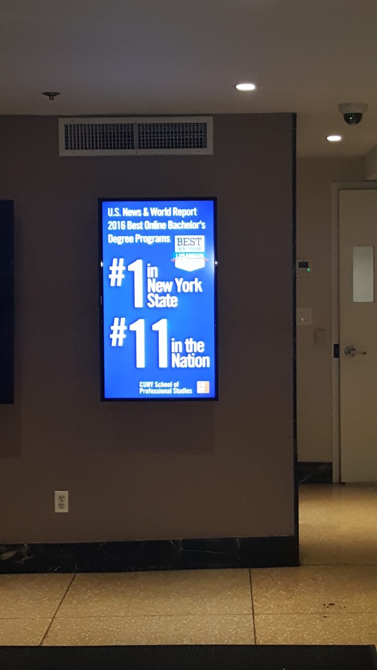 CUNY Digital Signage