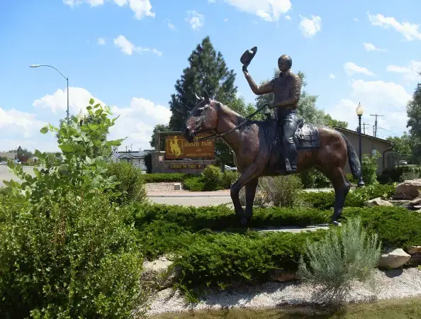 Statue in Converse County, Wyoming