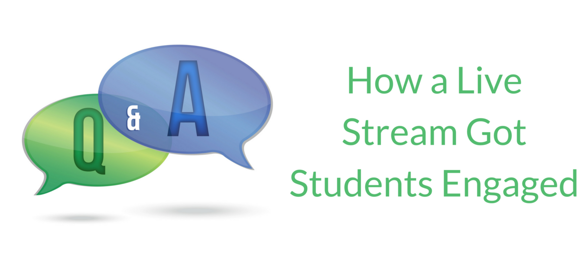 How a Live Stream Got Students Engaged