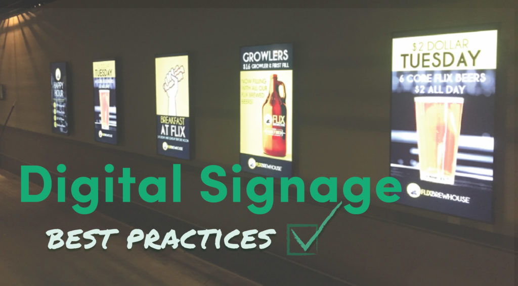 Digital Signage Best Practices