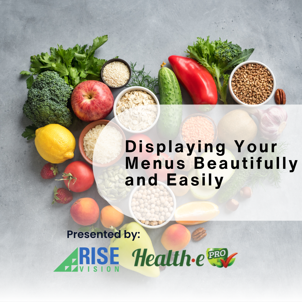 Displaying Your Menus Beautifully and Easily