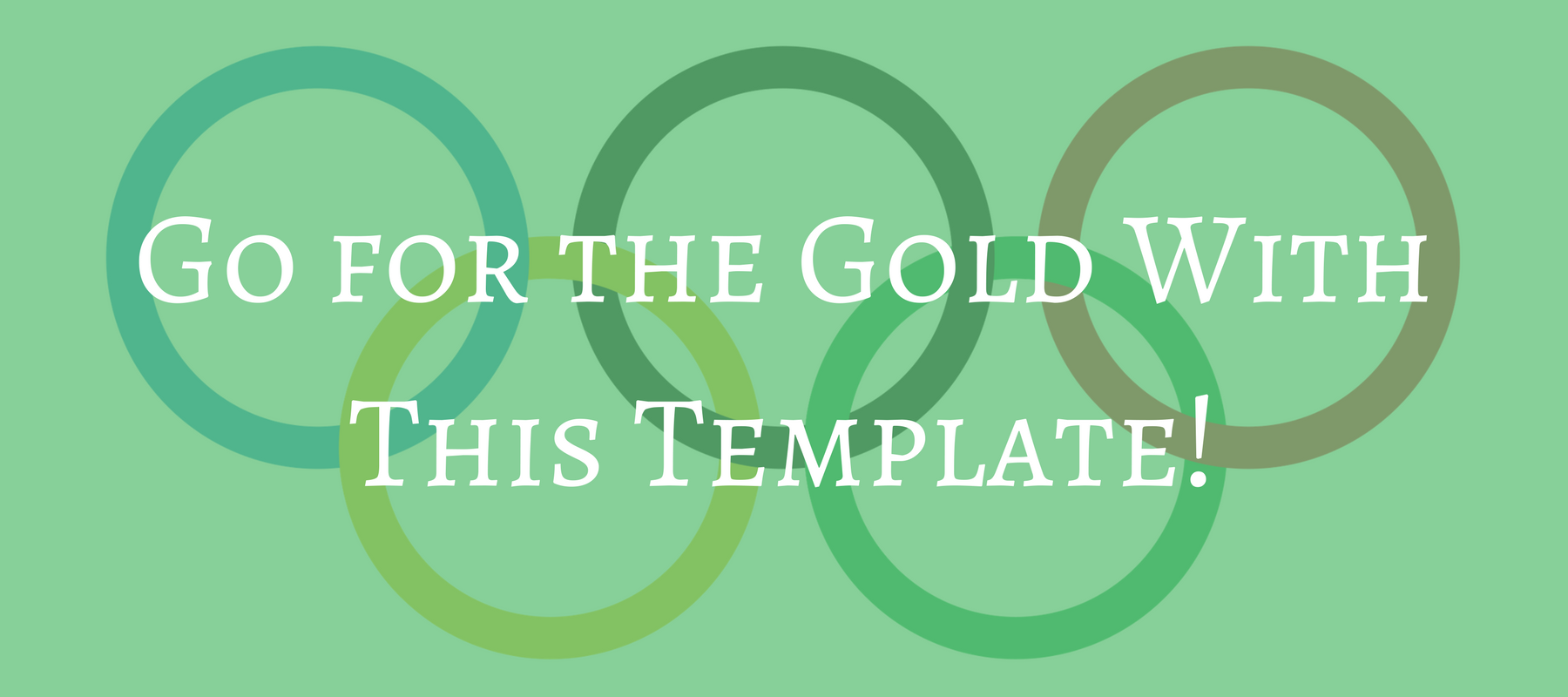 Olympics Digital Signage Template