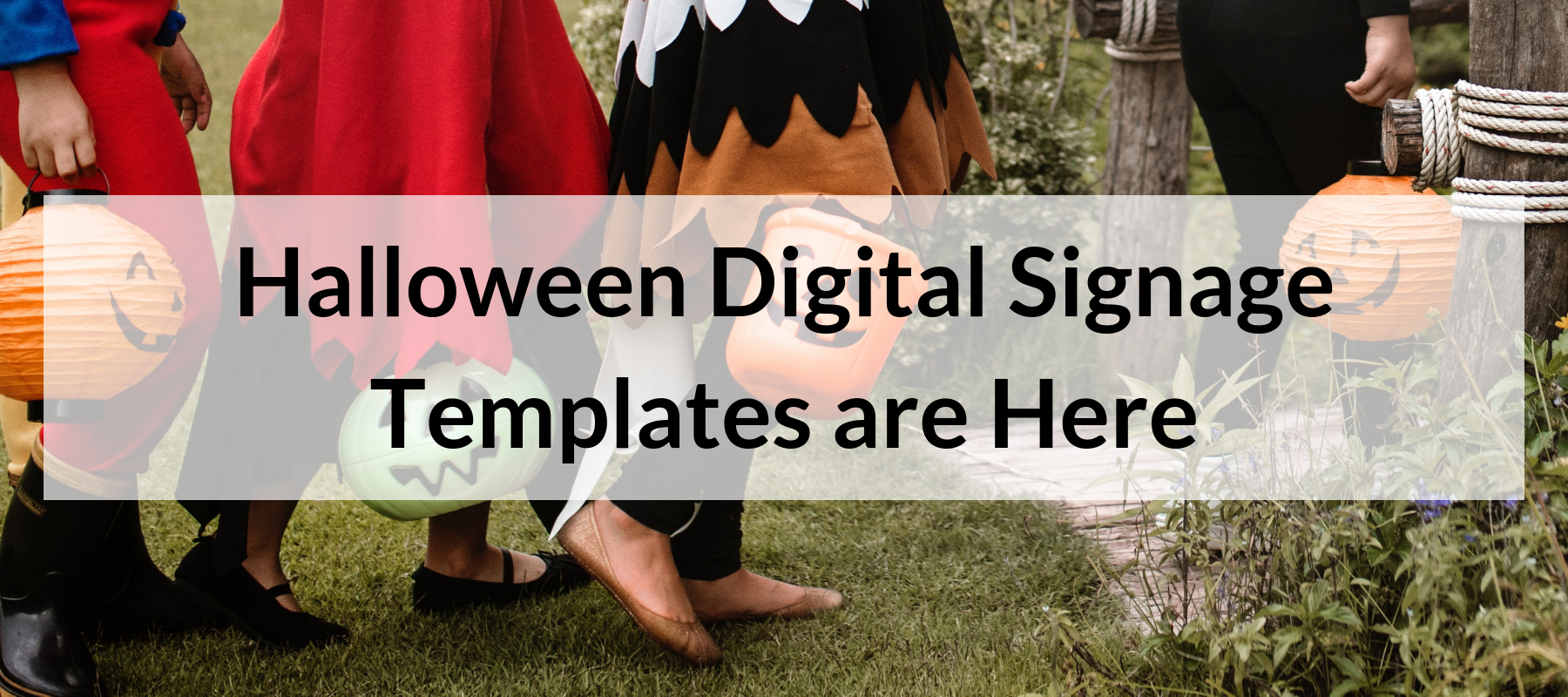Halloween Digital Signage Templates are Here