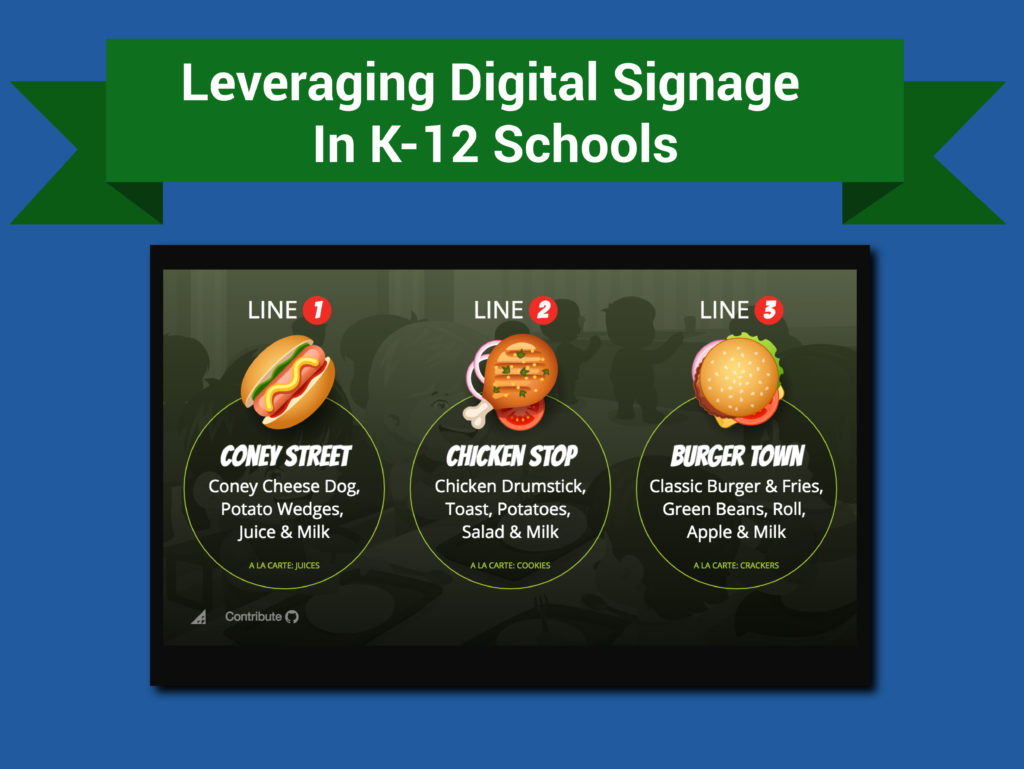 K-12 School Digital Signage 
