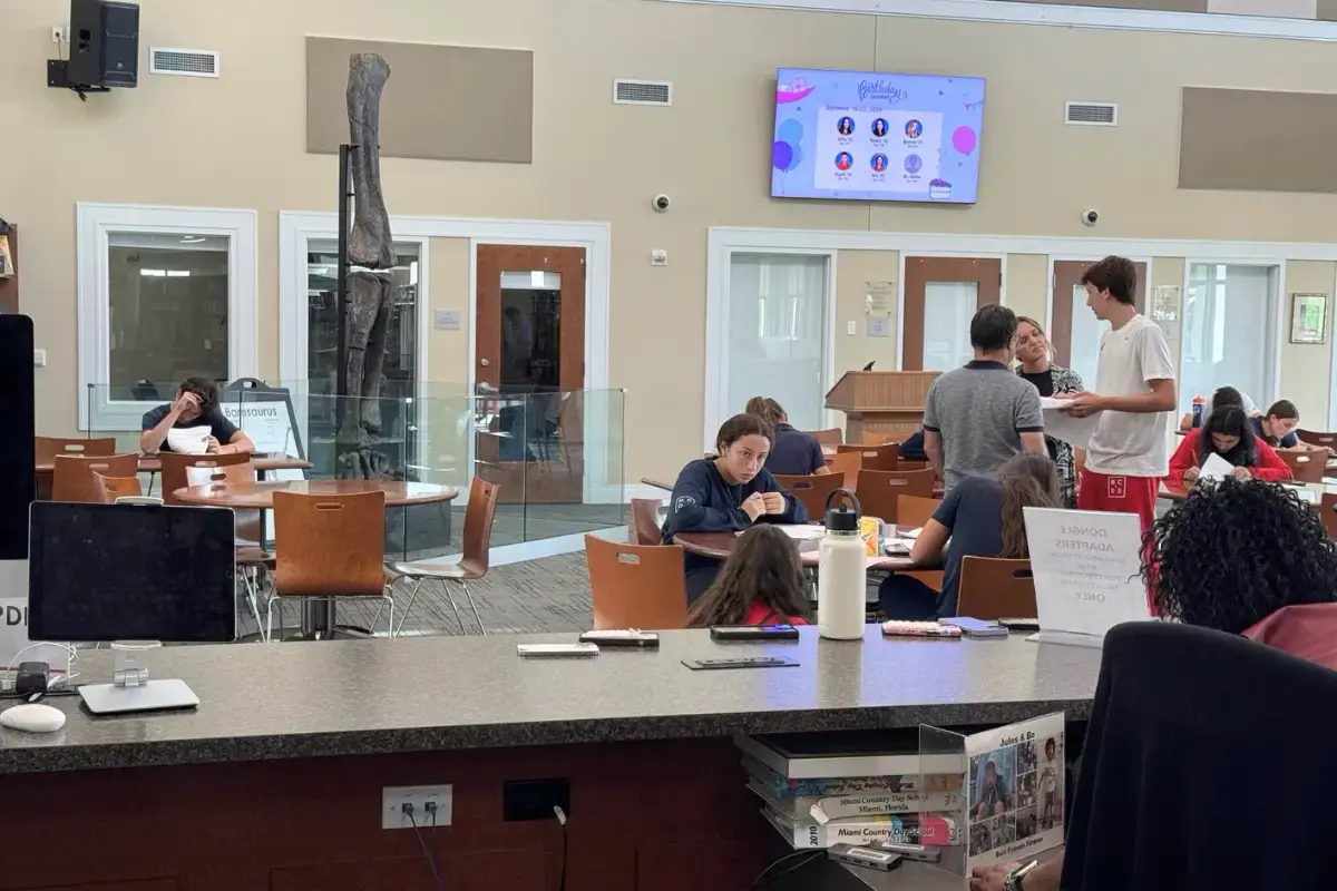 The interior of the Miami Country Day School