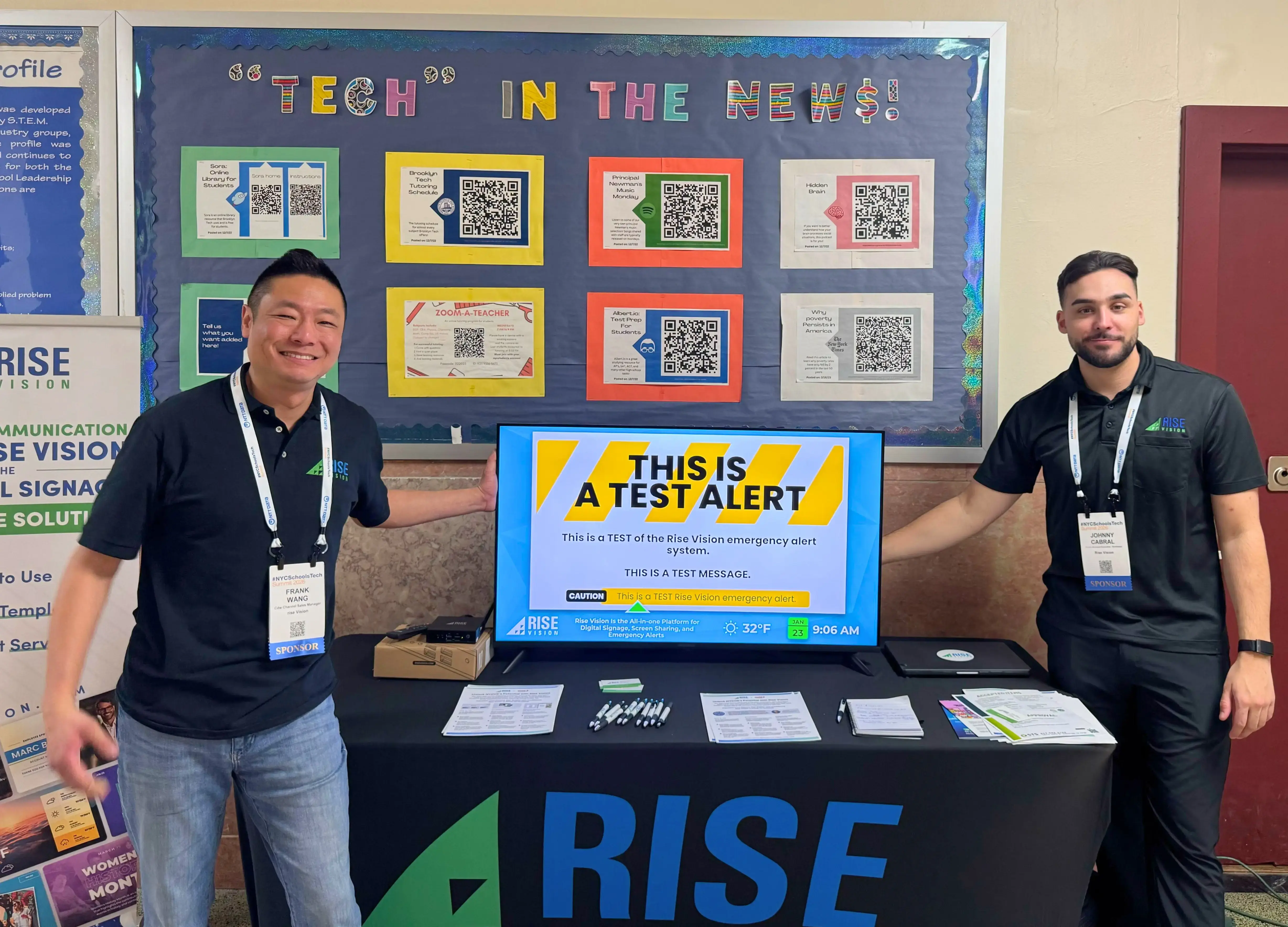 Johnny and Frank at the #NYCSchoolsTech Summit