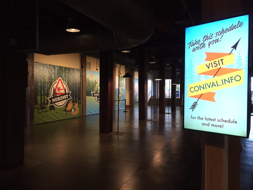 comic con digital signage