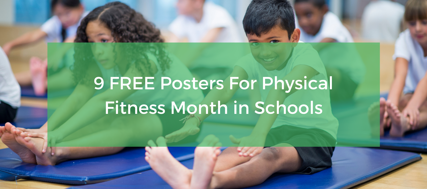 Physical fitness month posters for schools