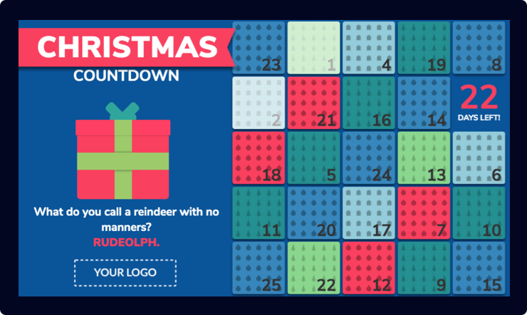 Advent Christmas Digital Calendar