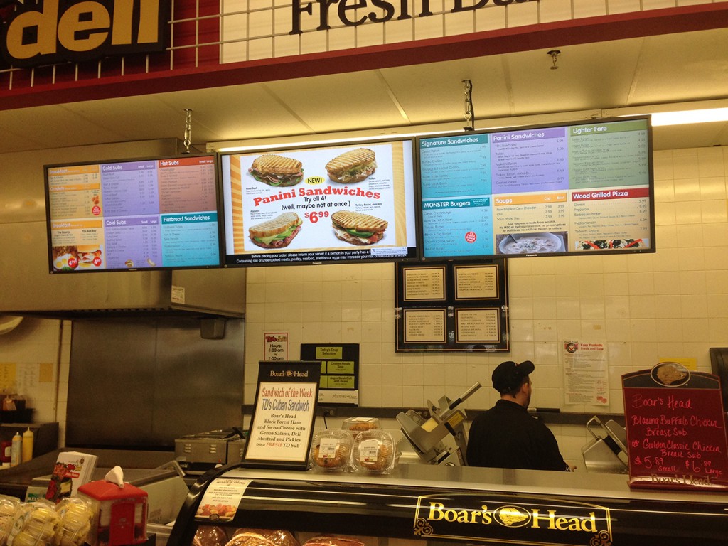 Tedshi Deli Digital Signage