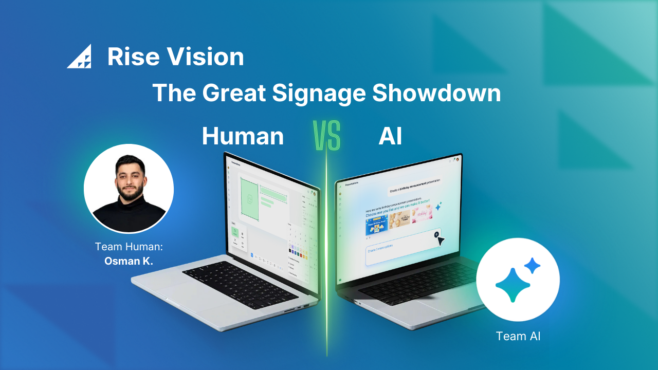 The Great Signage Showdown: AI vs Human Design Challenge