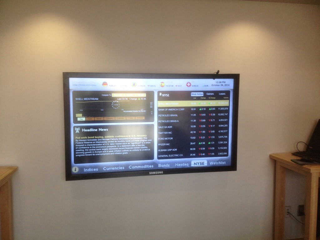 University of Idaho Digital Signage Set up