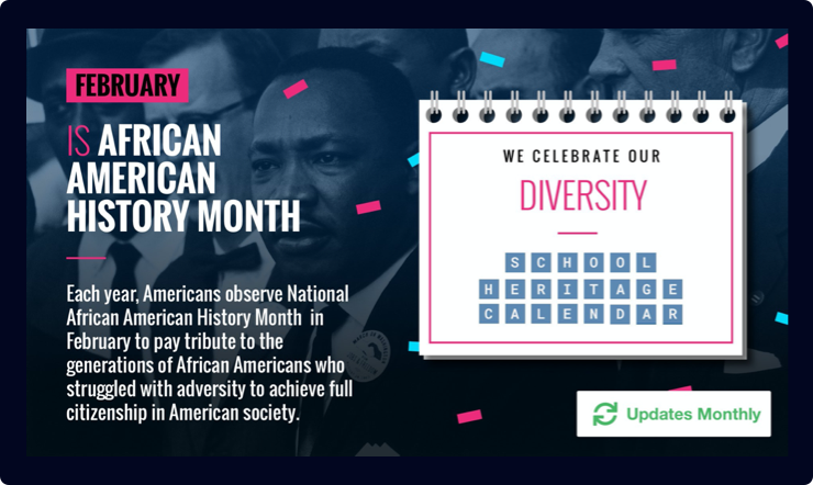 Celebrations and Events Digital Signage