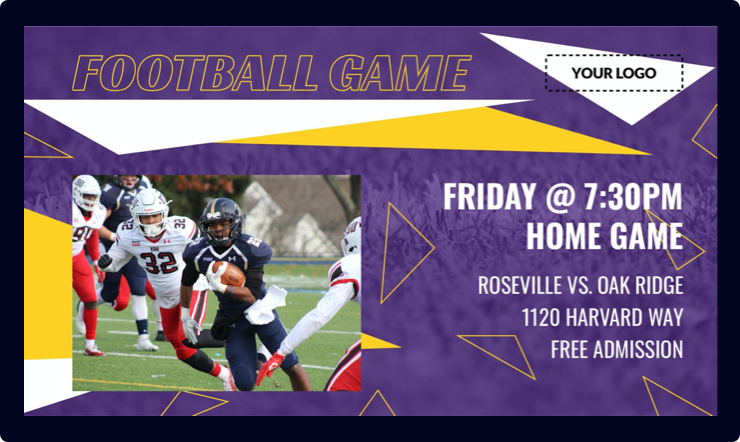 College Sports Digital Signage