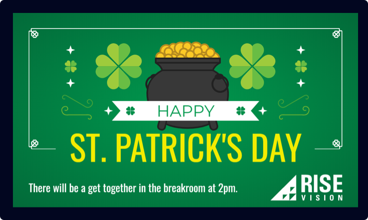 Company Events And Announcements Digital Sign