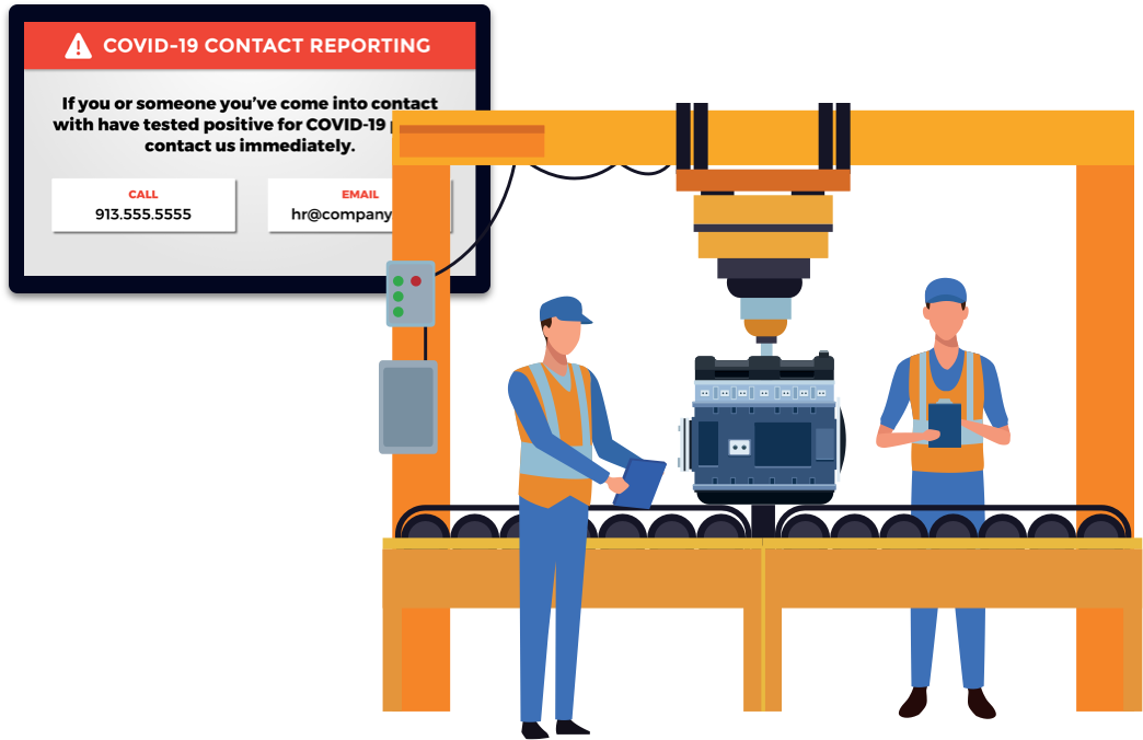 Safety & Manufacturing Signs | Rise Vision Digital Signage Safety & Manufacturing Signs | Rise Vision Digital Signage