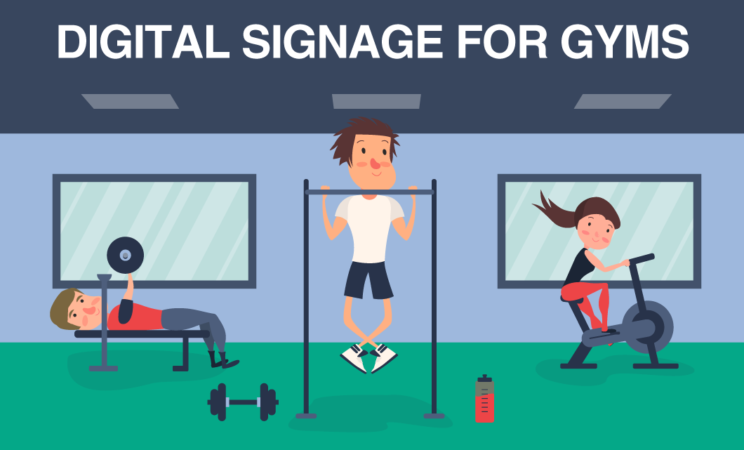 crossfit gym digital signage