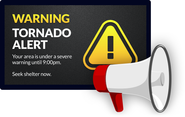 Emergency Alerts Digital Signage Software