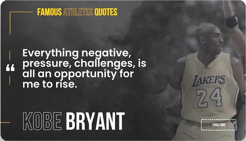 Rise Vision digital signage template for famous quotes