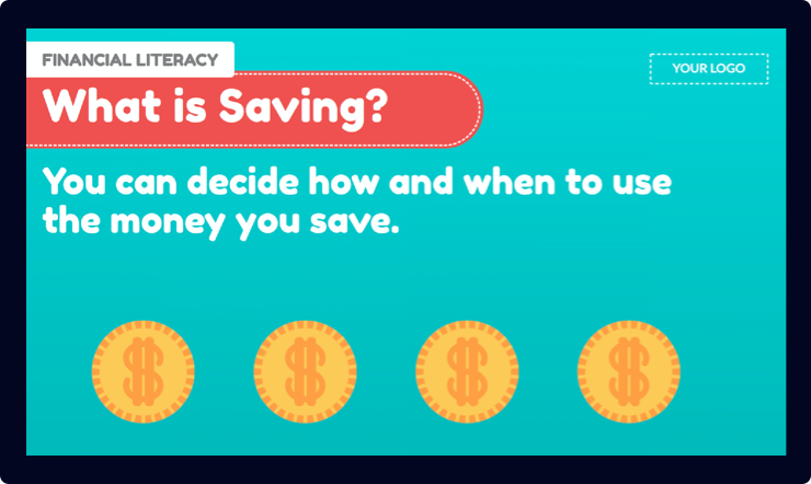 Financial Literacy Info Board