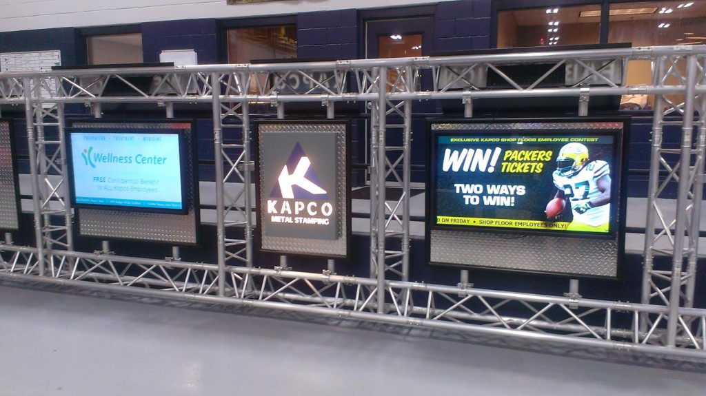 kapco university digital signage setup