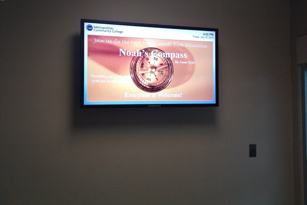 metropolitan community college digital signage