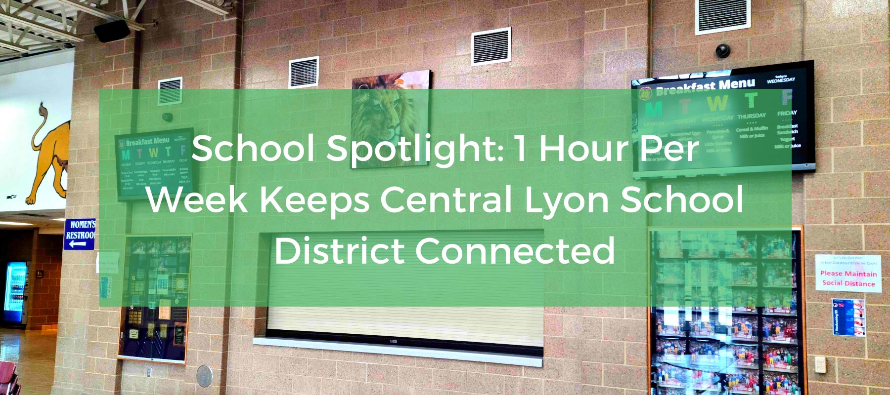 School Spotlight: 1 Hour Per Week Keeps Central Lyon School District Connected