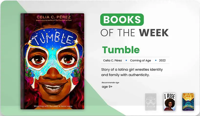Rise Vision digital signage template for book of the week