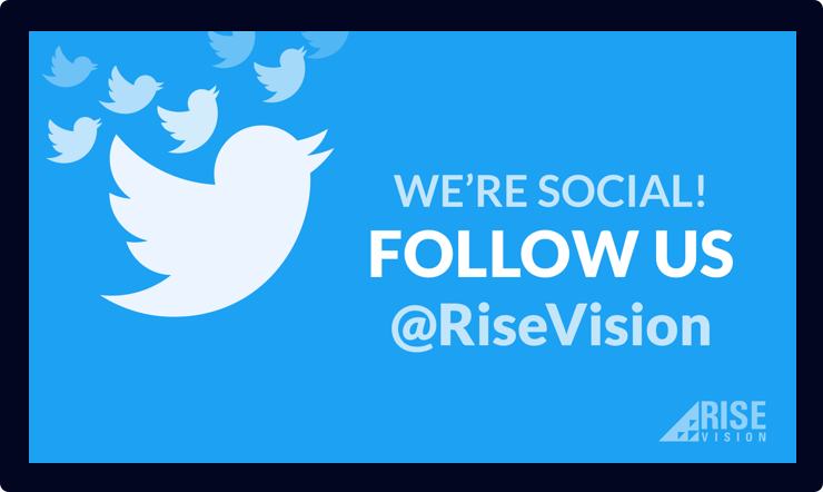 Social Media Digital Signage