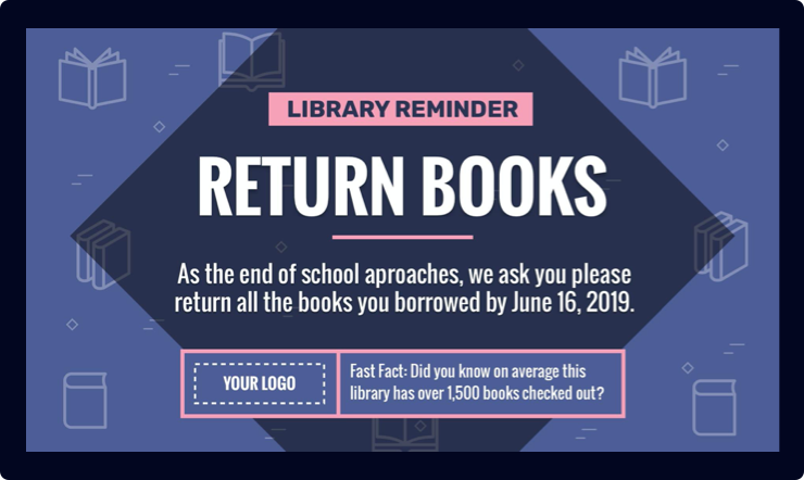 Special Reminders Digital Signage