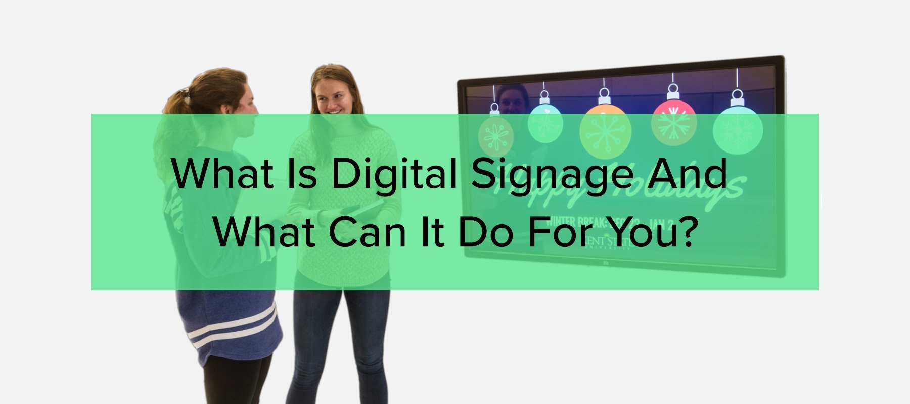 What is Digital Signage