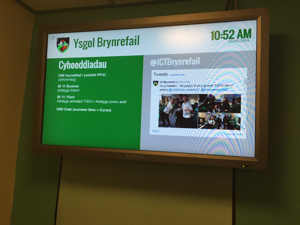 ysgol digital signage